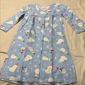 The Company Store Blue Snowman Nightgown